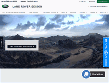 Tablet Screenshot of landroveredison.com